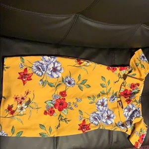 Off the shoulder floral dress